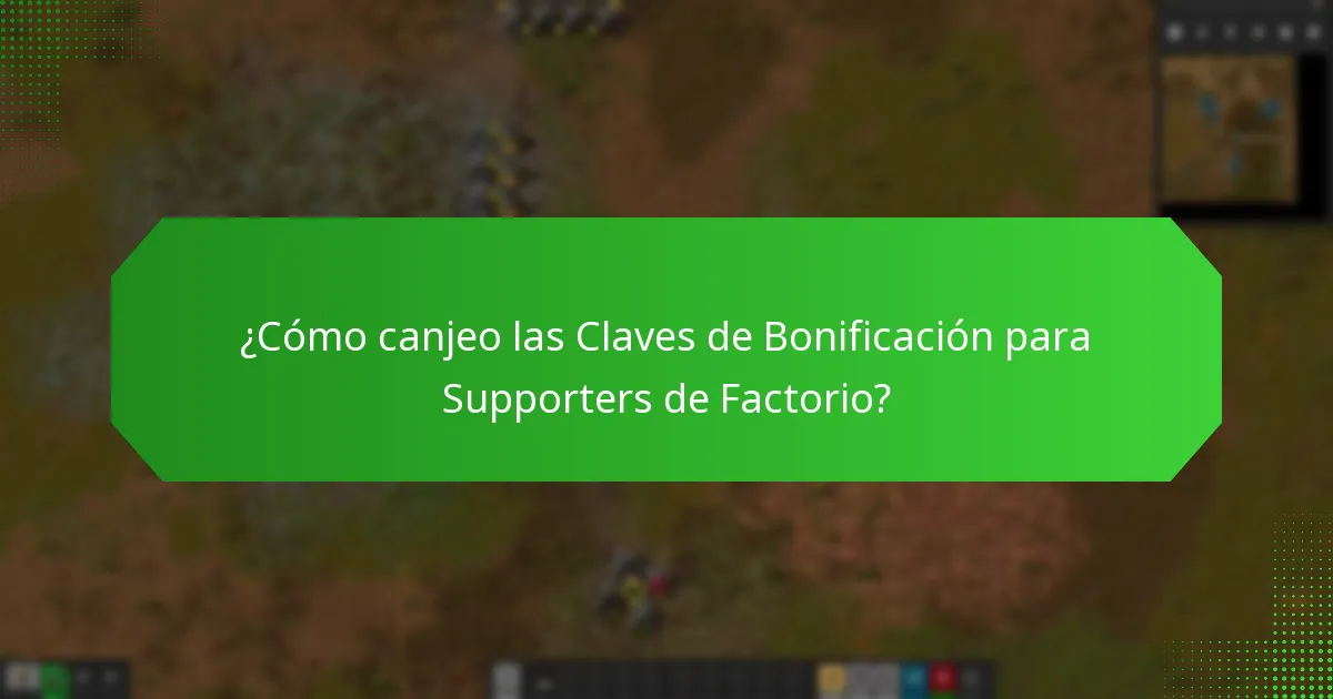 ¿Qué productos califican para las Claves de Bonificación para Supporters de Factorio?
