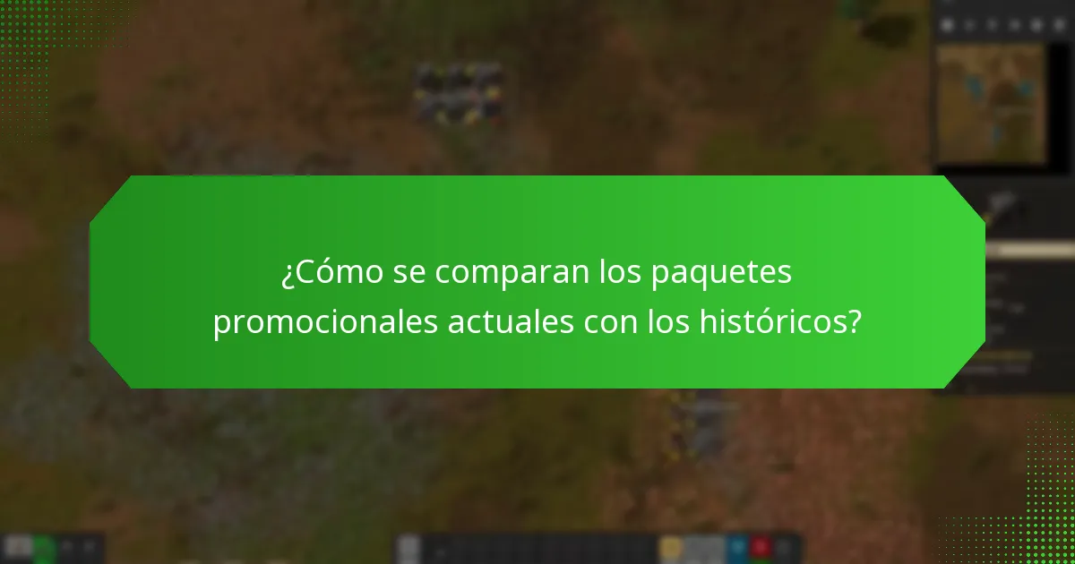 ¿Cuál es el interés de los usuarios en los paquetes promocionales de Factorio?
