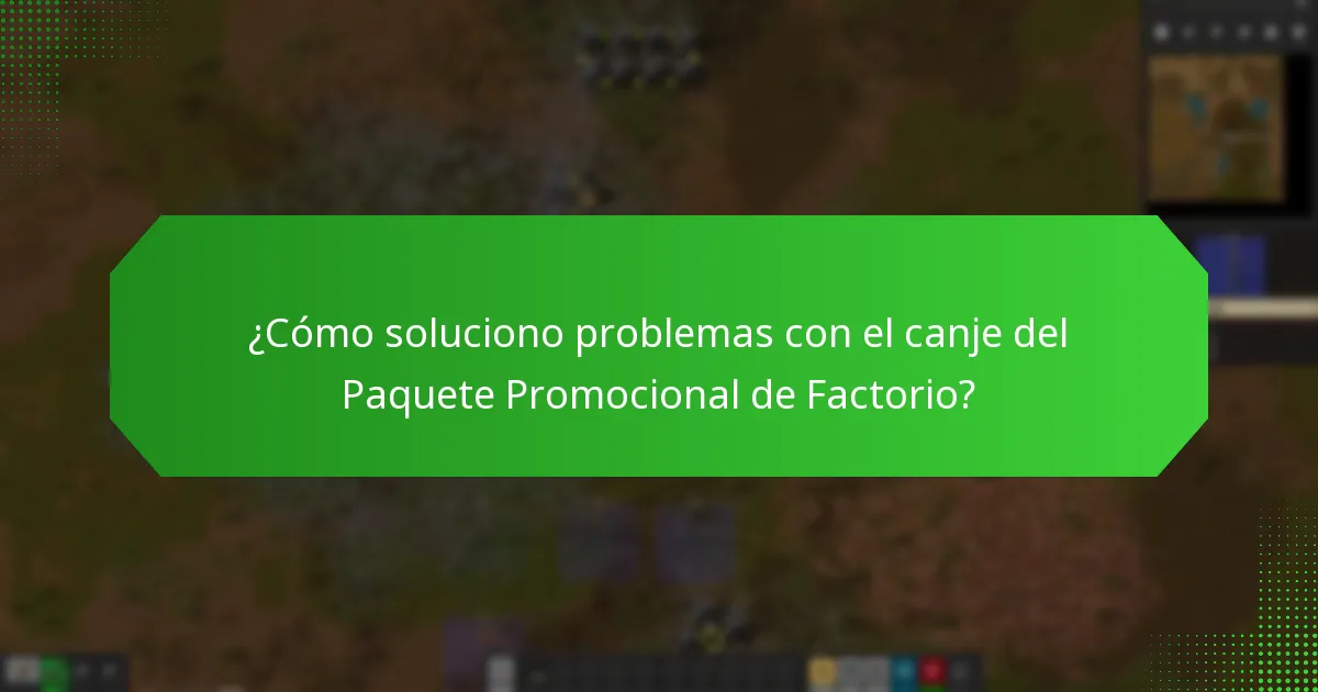 ¿Qué actualizaciones forman parte del Paquete Promocional de Factorio?