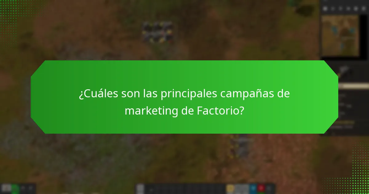 ¿Qué herramientas mejoran los esfuerzos de marketing de Factorio?