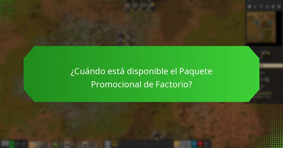 ¿Cómo comprar el Paquete Promocional de Factorio?